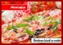   BROKKOLIS Pizza 24 cm tejföl alap,sonka,brokkoli,lilahagyma,paradicsom karika,szezámmag,sajt