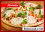   ÉDES-SAVANYÚ Pizza 24 cm édes-savanyú alap,sonka,darálthús,paradicsomkarika,sajt