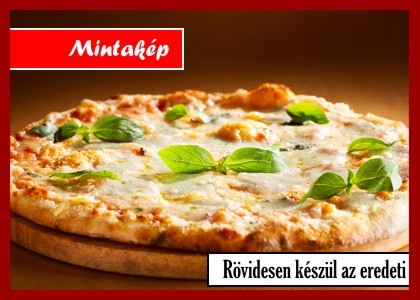 CSIRKÉS-KOLBÁSZOS Pizza 50cm paradicsomos alap, sonka, csirkemell, kolbász, hagyma, sajt